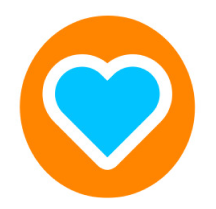 heart_blue_orange icon