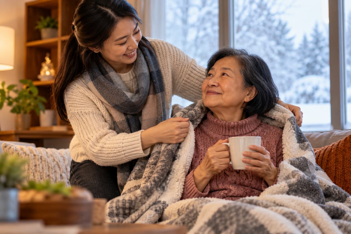 How a Caregiver Helps During Cold Months